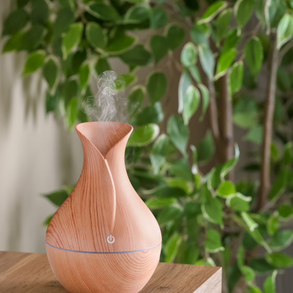Diffuseur d'arôme Modèle de vase pour huiles essentielles. Brumisateur,  humidificateur. Technologie des ultrasons. — Oh!MyFlor